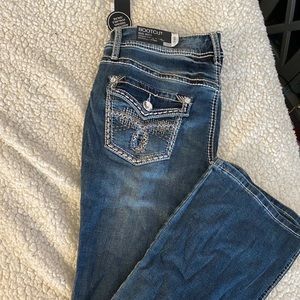 New APT 9 bootcut jeans